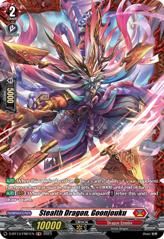 Stealth Dragon, Goonjouku (FR) - D-BT13/FR01EN