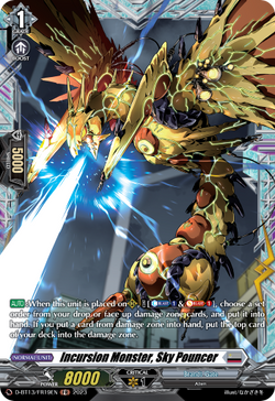 Incursion Monster, Sky Pouncer (FR) - D-BT13/FR19EN
