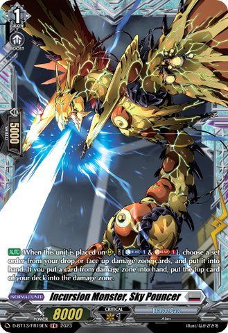 Incursion Monster, Sky Pouncer (FR) - D-BT13/FR19EN