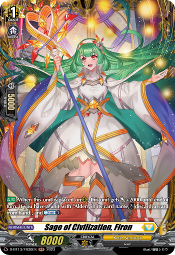 Sage of Civilization, Firon (FR) - D-BT13/FR30EN