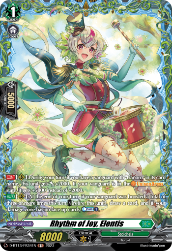 Rhythm of Joy, Elentis (FR) - D-BT13/FR34EN