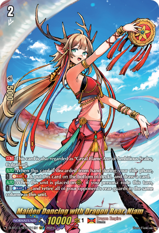 Maiden Dancing with Dragon Roar, Niam (SECP) - D-BT13/SECP01EN