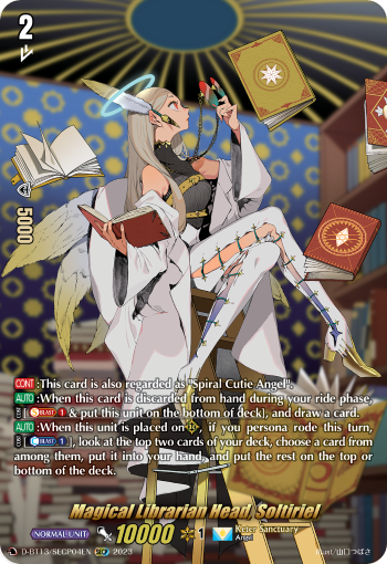 Magical Librarian Head, Soltiriel (SECP) - D-BT13/SECP04EN