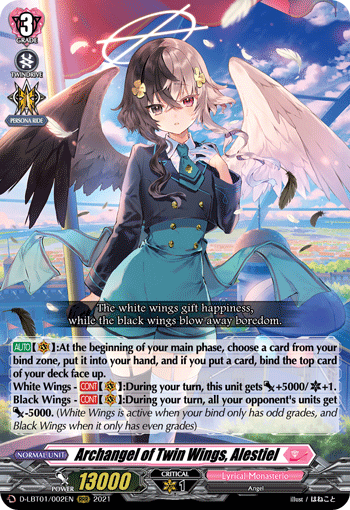 Archangel of Twin Wings, Alestiel - D-LBT01/002EN
