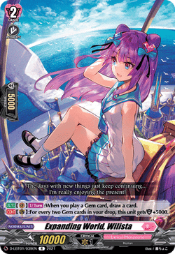 Expanding World, Wilista - D-LBT01/039EN