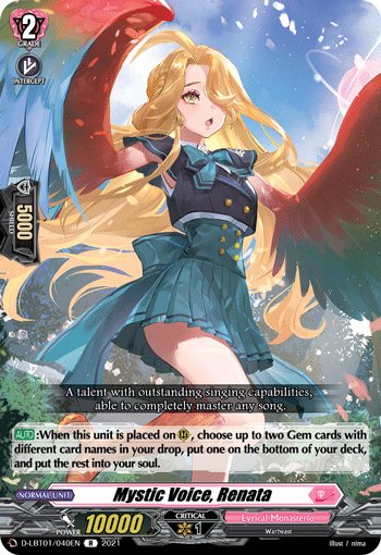 Mystic Voice, Renata - D-LBT01/040EN