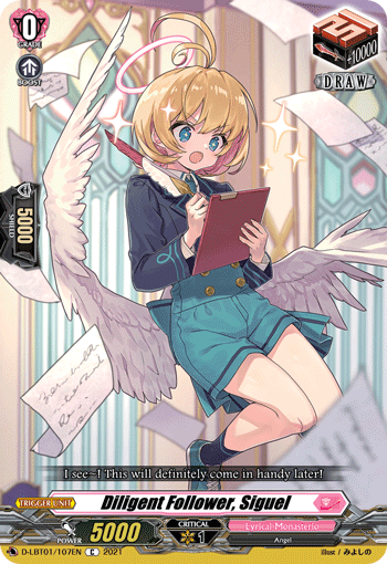 Diligent Follower, Siguel - D-LBT01/107EN