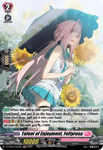 Talent of Enjoyment, Feltyrosa (Holo) - D-LBT01/H07EN