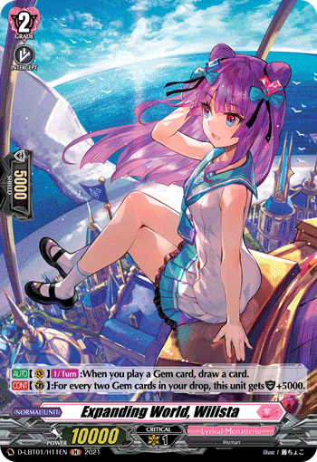 Expanding World, Wilista (Holo) - D-LBT01/H11EN