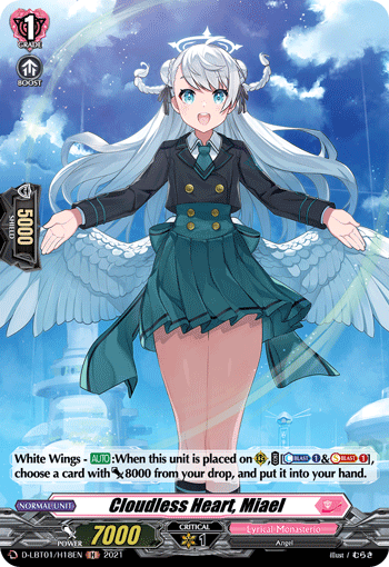 Cloudless Heart, Miael (Holo) - D-LBT01/H18EN