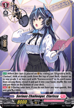 Serious Challenger, Clarissa (Holo) - D-LBT01/H30EN