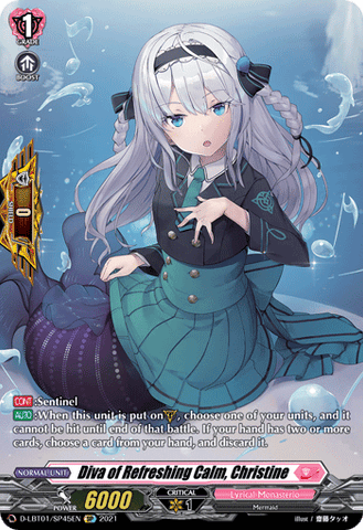 Diva of Refreshing Calm, Christine (SP) - D-LBT01/SP45EN