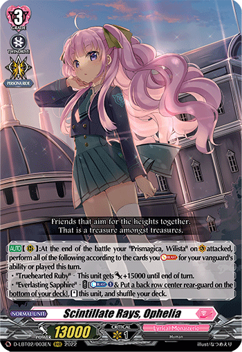 Scintillate Rays, Ophelia - D-LBT02/003EN