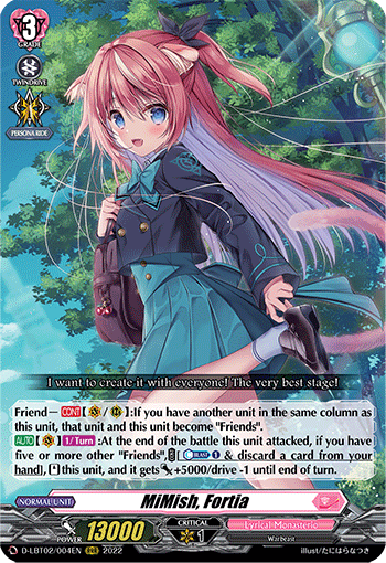 MiMish, Fortia - D-LBT02/004EN