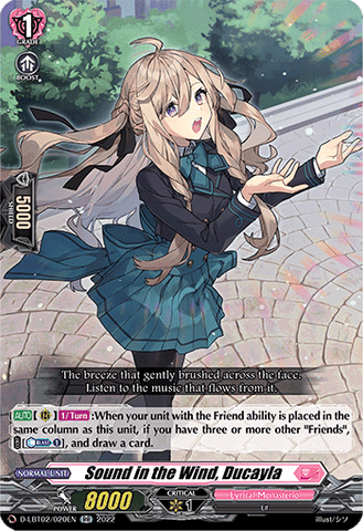 Sound in the Wind, Ducayla - D-LBT02/020EN
