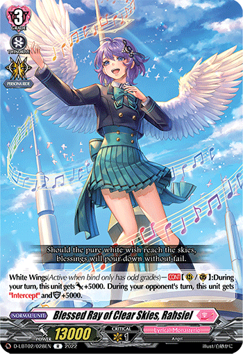 Blessed Ray of Clear Skies, Rahsiel - D-LBT02/028EN