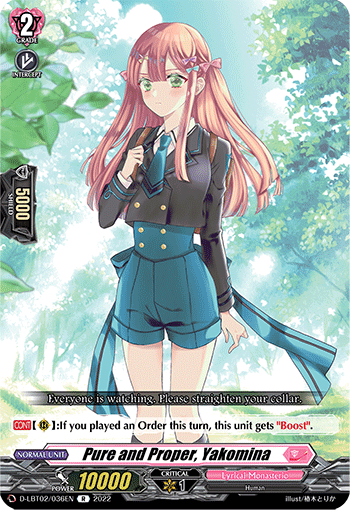 Pure and Proper, Yakomina - D-LBT02/036EN