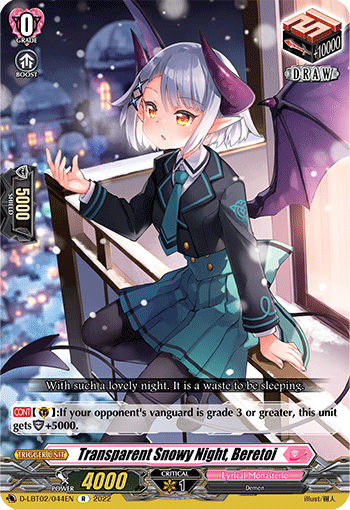 Transparent Snowy Night, Beretoi - D-LBT02/044EN