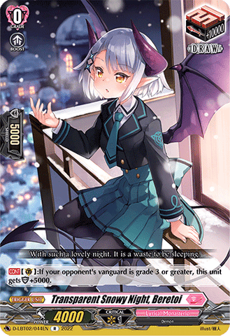Transparent Snowy Night, Beretoi - D-LBT02/044EN
