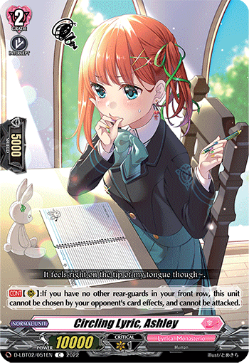 Circling Lyric, Ashley - D-LBT02/051EN