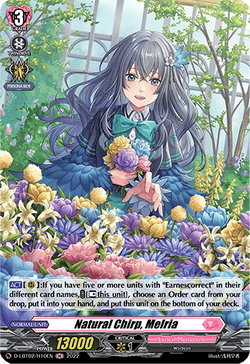 Natural Chirp, Melria (Holo) - D-LBT02/H10EN