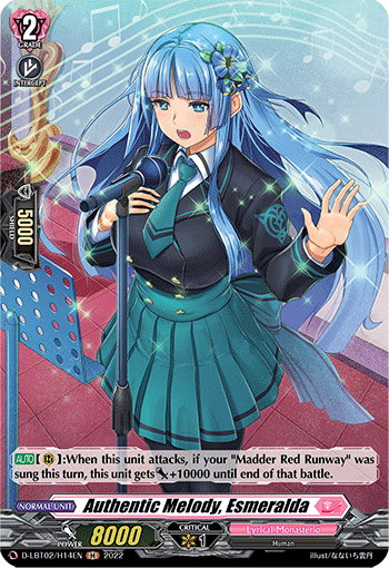 Authentic Melody, Esmeralda (Holo) - D-LBT02/H14EN