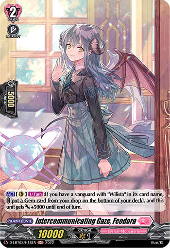 Intercommunicating Gaze, Feodora (Holo) - D-LBT02/H18EN