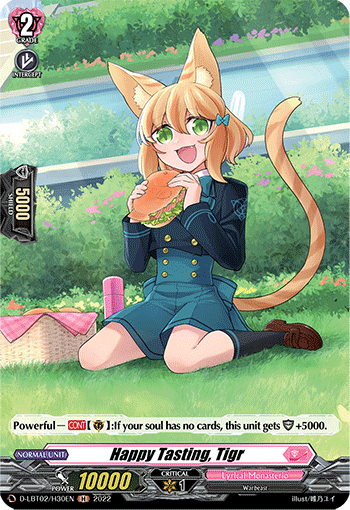 Happy Tasting, Tigr (Holo) - D-LBT02/H30EN