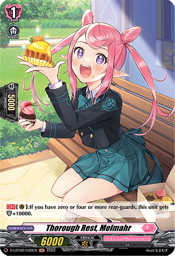 Thorough Rest, Melmahr (Holo) - D-LBT02/H39EN