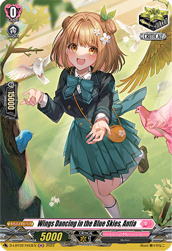 Wings Dancing in the Blue Skies, Antia (Holo) - D-LBT02/H43EN