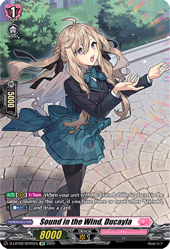 Sound in the Wind, Ducayla (SP) - D-LBT02/SP20EN