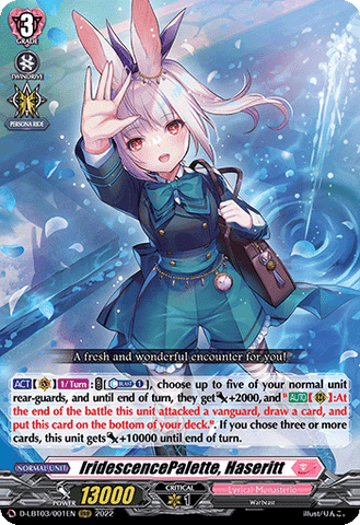 IridescencePalette, Haseritt - D-LBT03/001EN