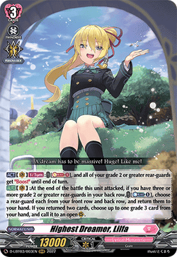 Highest Dreamer, Lilfa - D-LBT03/003EN