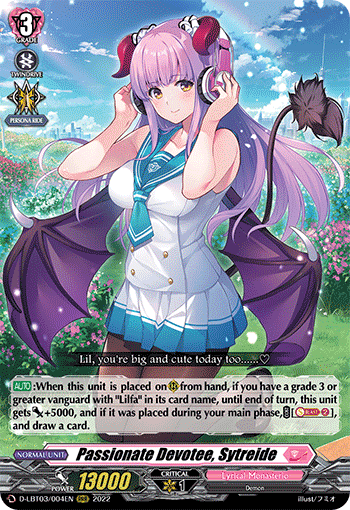 Passionate Devotee, Sytreide - D-LBT03/004EN