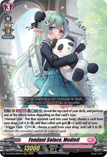 Fondant Solace, Mediell - D-LBT03/005EN