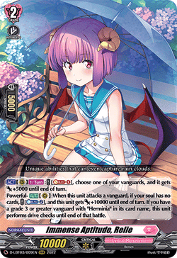 Immense Aptitude, Relie - D-LBT03/009EN