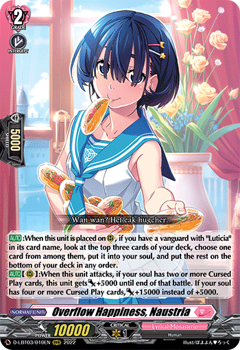 Overflow Happiness, Naustria - D-LBT03/010EN