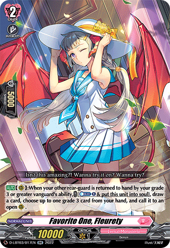 Favorite One, Fleurety - D-LBT03/017EN