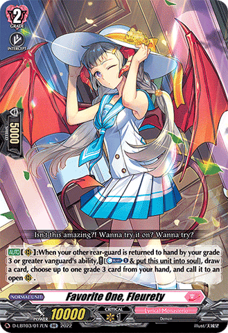 Favorite One, Fleurety - D-LBT03/017EN
