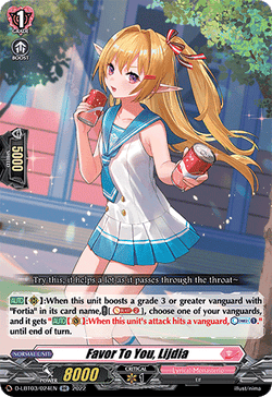 Favor To You, Lijdia - D-LBT03/024EN