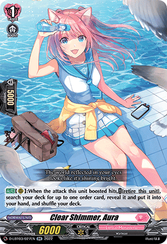 Clear Shimmer, Aura - D-LBT03/027EN