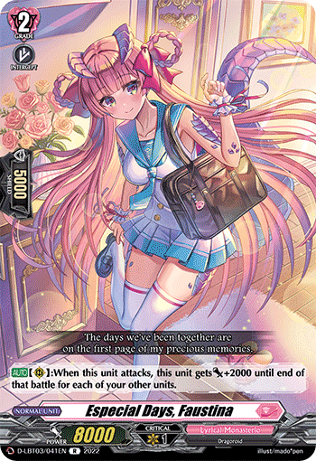 Especial Days, Faustina - D-LBT03/041EN