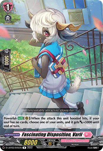 Fascinating Disposition, Varii - D-LBT03/045EN
