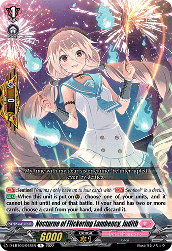 Nocturne of Flickering Lambency, Judith - D-LBT03/048EN