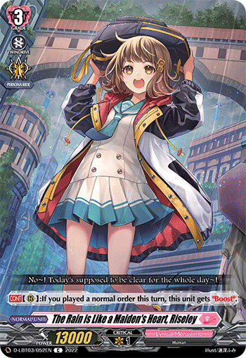 The Rain is Like a Maiden's Heart, Riseley - D-LBT03/052EN