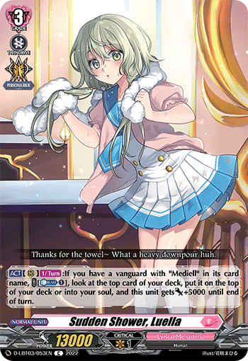 Sudden Shower, Luella - D-LBT03/053EN