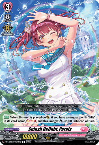 Splash Delight, Persis - D-LBT03/054EN