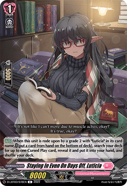 Staying In Even On Days Off, Luticia - D-LBT03/078EN