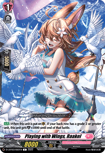 Playing with Wings, Raakel - D-LBT03/082EN