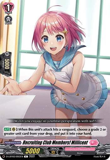 Recruiting Club Members! Millicent - D-LBT03/093EN